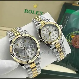 Rolex Men and Ladies: Gold, 2tones, Silver ,Rolex Black,