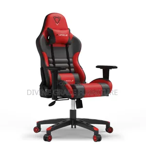 Red And Black Color Game Chair