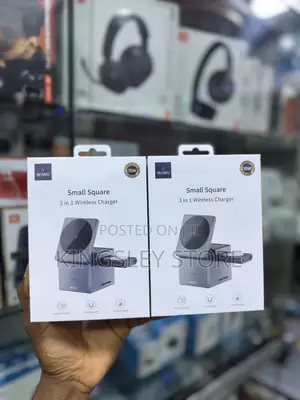 Wiwu Small Square 3 In 1 Wireless Charger Wi-w030