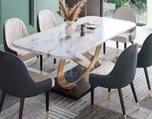 Crossed Leg Dinning Table And Chairs