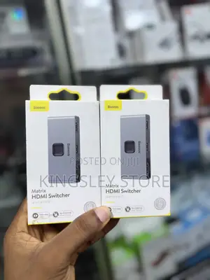 Baseus Matrix 2-in-1 Hdmi Switch, Hdmi 2.0 Ultra 4k 1 In 2 Out, Hdmi