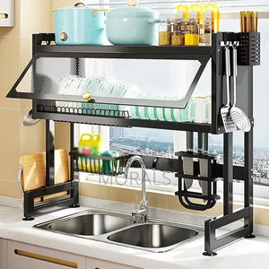 Over-the-Sink Plate Rack (With Cover)