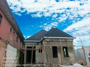 Gerrald Roof With PVC White Gutter