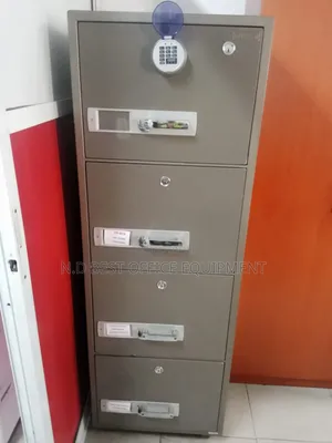 Four Drawing Fireproof Safe Cabinet Digital