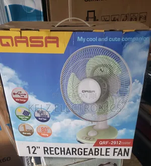 Qasa Rechargeable Table Fan
