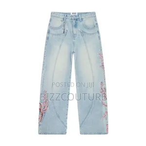 Original Y2k Cherry Blossom Knight Jeans Available in Store