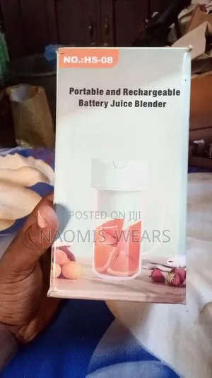 Portable and Rechargeable Battery Juice Blender