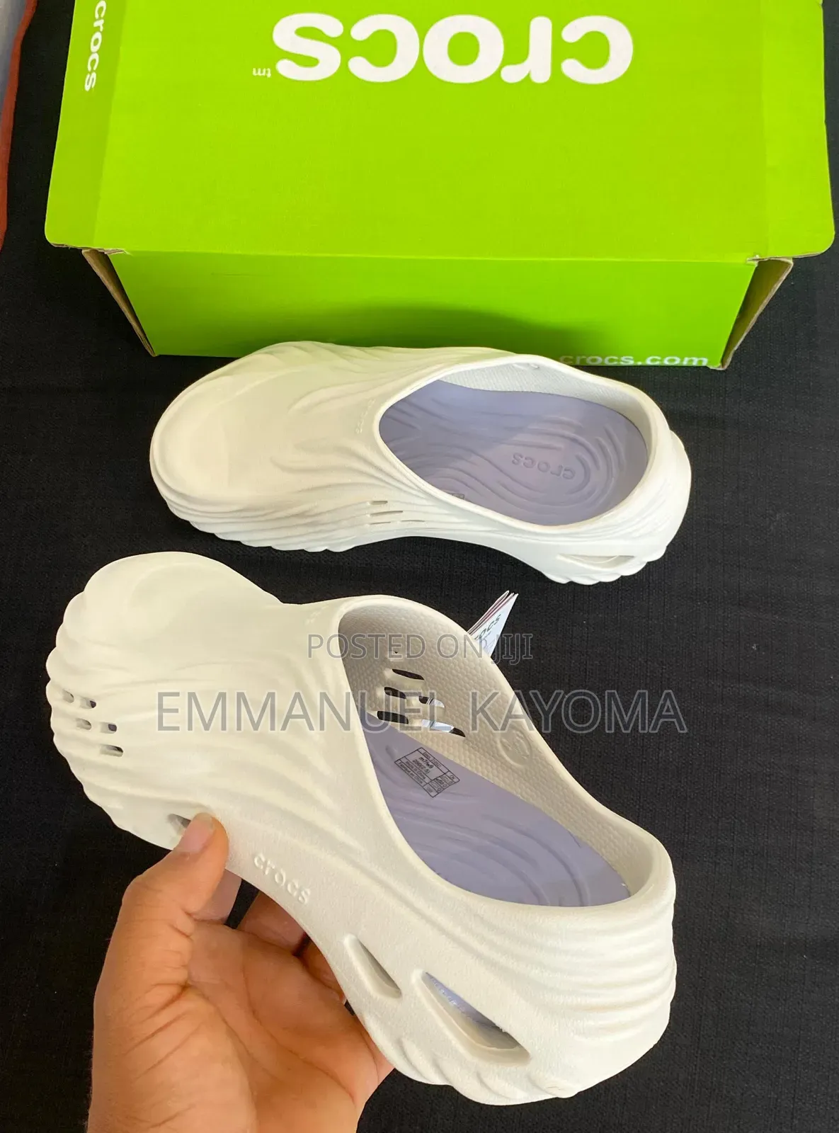 Echo Wave Clog Black & White