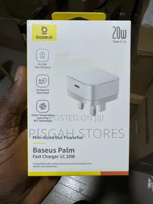 Baseus Palm Fast Charging 1c 20w Adapter Without Cable