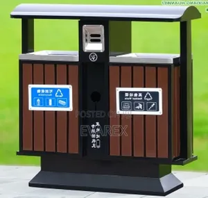 Luxury Waste Bin, Dustbin Brown.