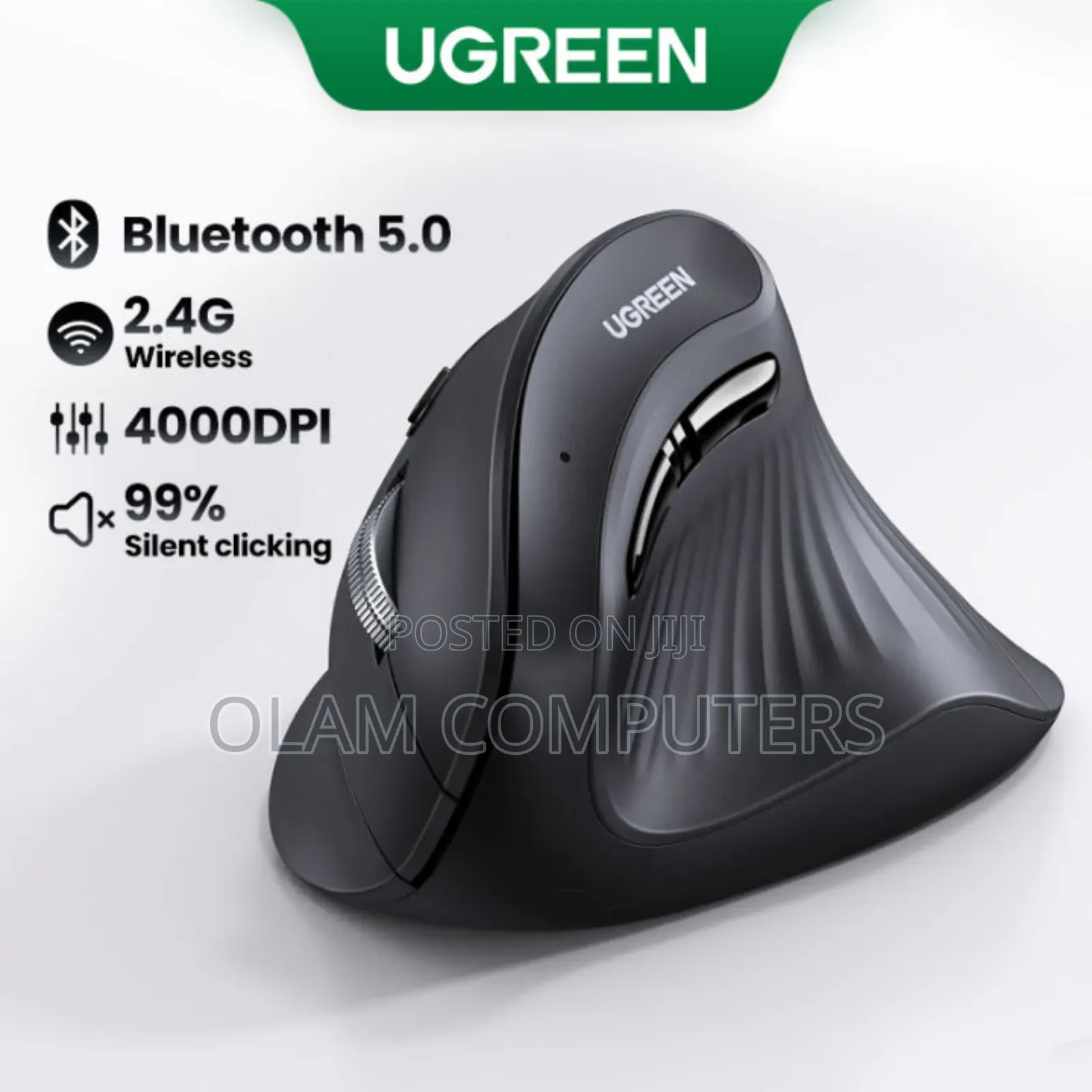 Ugreen Ergonomic Wireless Vertical Mouse