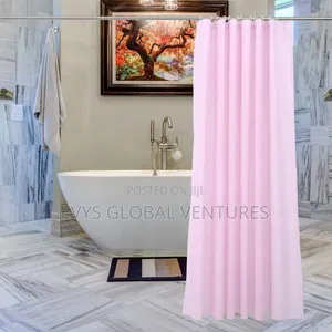 Bathroom Shower Curtain - Pink