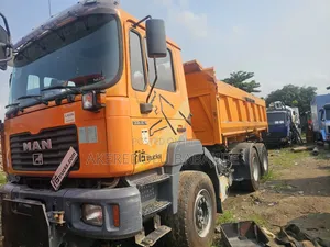 Man Dump Truck 2002 Orange
