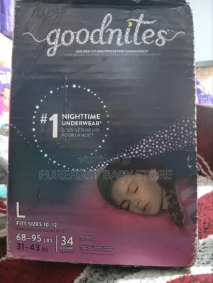 Goodnite Nightime Underwear for Preteens and Teenagers