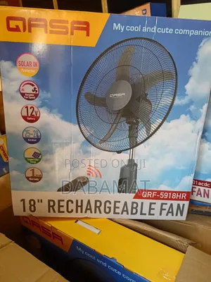 Qasa 18 Inches Rechargeable Fan 5918