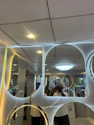 Led Mirror With Three Different Color Lights Available