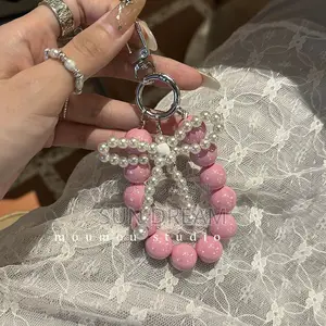 Bag Charms Beads Bag Accessories Pink Gift