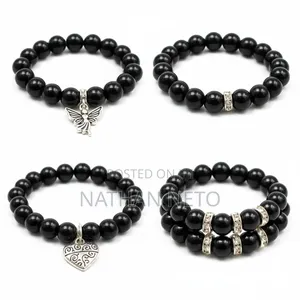 Luxury Black Beaded Bracelets for Women – Trendy Durable
