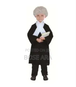 Children Lawyer Costume Set With Wig