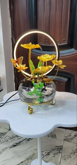 Desktop Fountain Craft(1 Fish and Fish Food Included )