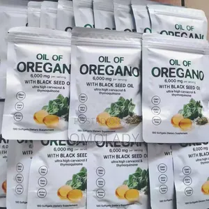 Oil of Oregano - 6000mg With Black Seed Oil -180 Softgel