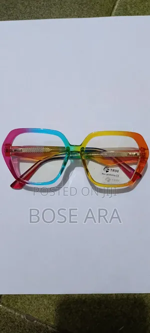 Colorful Ladies Fashion Eye Glasses With Case