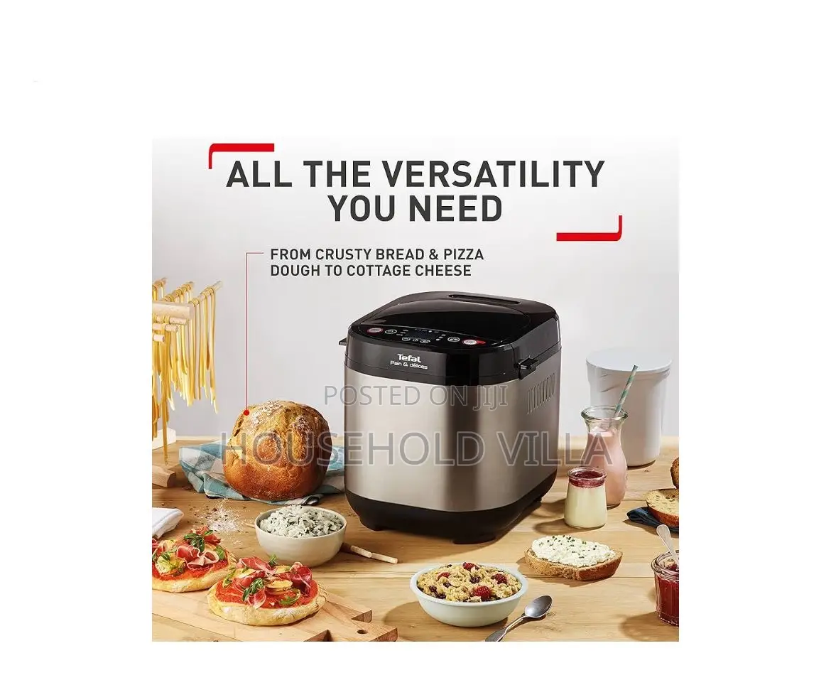 Tefal Bread Maker With 20 Programmes - Silver