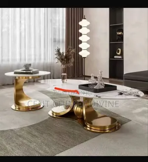 Golden Frame/ Marble Top