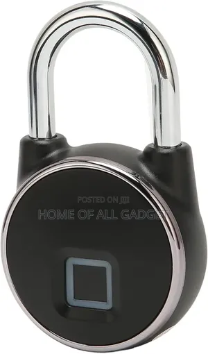 Fingerprint Padlock Usb Charging 360 Degree Recognition Smart Keyless