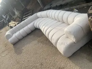 Modern Cream Curve Sofa