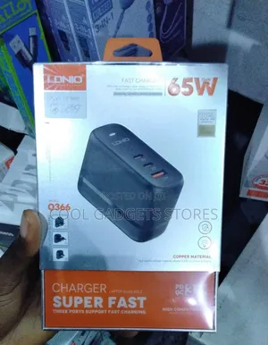 Ldnio Q366 65w 3 Ports Fast Charger