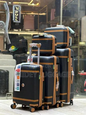 Set Of 5 Rubber Luggage Boxes