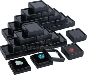 36 Pack Mini Acrylic Jewelry Display Box