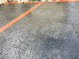 Elephant Skin Stamp Floor Design
