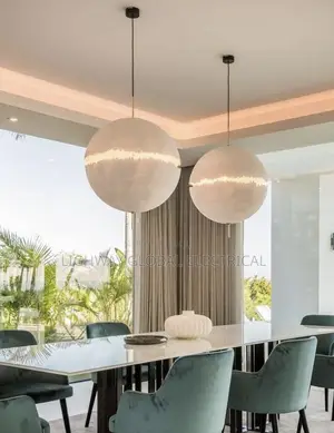 Resin Fibre Ball Living Room Decoration Led Chandelier