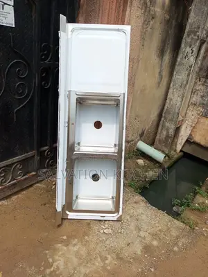 Industrial 2bowl Sink With Side