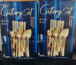 Golden Cutlery Set
