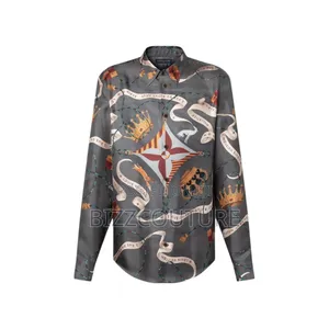 Original Louis Vuitton Printed Silk Shirts Available in Store