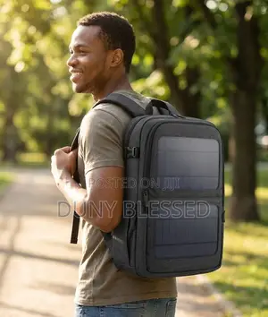 Large Travel Bag With Solar Panel