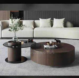 Living Room Circular Centre Table With Stool