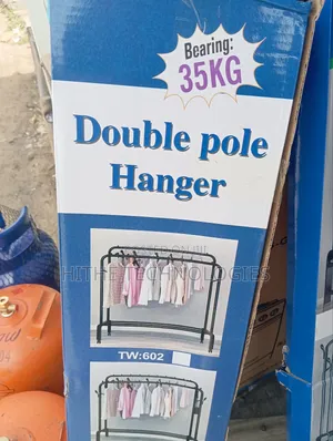 35kg Double Pole Cloth Rack And Clothes Hanger