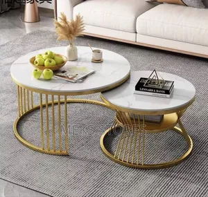 2 Set Marble Centre Table