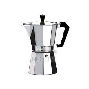 Stovetop Moka Pot Coffee Maker Silver