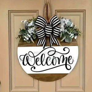 Welcome Door Wreath Decorations