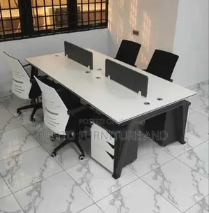 Modern Office  4 In 1 Workstation Desk With Drawers