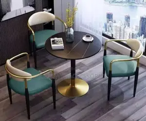 Classic Green Chair With Table