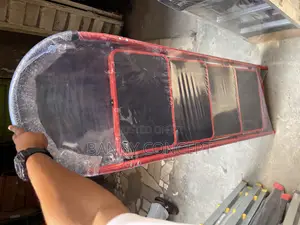 4 Step Red and Black Folding Ladder