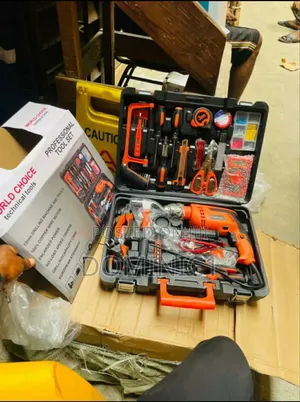 Electric Tools Box With Drill Machine
