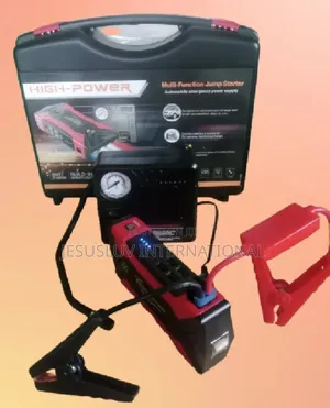 4-in-1 Car Jump Starter With Air Compressor & 4 Usb For Charging