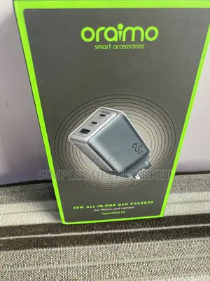 Oraimo Laptop Charger Hypergen Charger 65wats